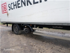Uszkodzona naczepa furgon LeciTrailer 2E20