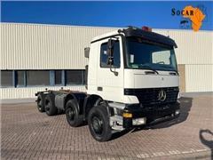 Mercedes Actros Ciężarówka podwozie Mercedes-Benz Actros 4140 13 TONS AXEL Euro 2 8X4 MANUAL GEARBOX V6