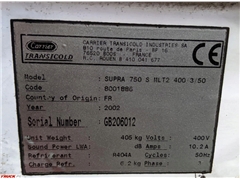 AGREGAT CHŁODNICZY CARRIER 750 MT