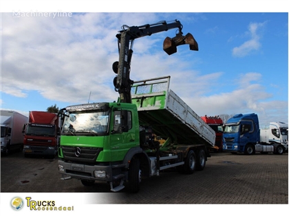 Żuraw samojezdny Mercedes-Benz Axor 2633 + TIPPER