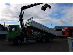 Mercedes Axor Wywrotka Mercedes-Benz Axor 2633 + TIPPER + HIAB 144 + REMOTE + MANUAL