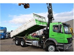 Mercedes Axor Wywrotka Mercedes-Benz Axor 2633 + TIPPER + HIAB 144 + REMOTE + MANUAL
