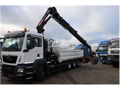 MAN TGS 35.460 + hiab xpro 232 E3 + tipper+remote