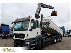 MAN TGS 35.460 + hiab xpro 232 E3 + tipper+remote