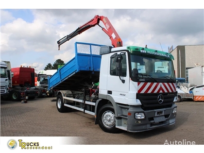 Mercedes Actros Wywrotka Mercedes-Benz Actros 2032 + HMF 1460 + Tipper + Steel Steel