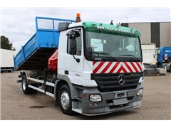 Mercedes Actros Wywrotka Mercedes-Benz Actros 2032 + HMF 1460 + Tipper + Steel Steel