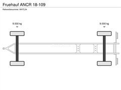 Przyczepa podwozie Fruehauf ANCR 18-109
