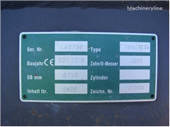Łyżka Volvo 2.75 m Schaufel / bucket (99000561)
