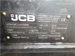 Minikoparka JCB 19C-1