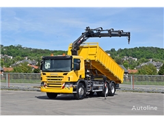 Scania P 360 Kipper 5,70m  HIAB 144 E-3 HIDUO/FUNK6x4