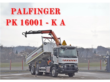 Renault C 380  KIPPER 5,20 m PK 16001 - K A+ FUNK /6x4