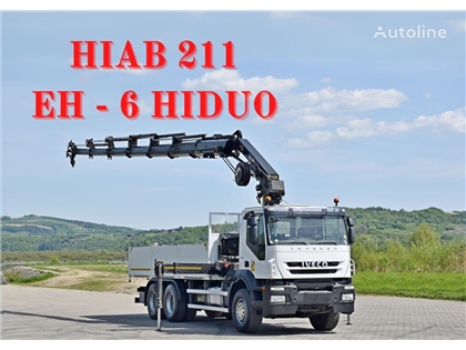 Iveco TRAKKER 410 HIAB 211 EH-6 HIDUO+FUNK / 6x4