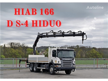 Scania P 360  HIAB 166D S-4 HIDUO/FUNK  6x4
