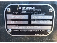 Koparka gąsienicowa Hyundai R215