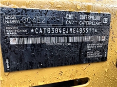 Koparka gąsienicowa CAT 304E2CR