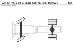 DAF CF Ciągnik siodłowy DAF CF 400 Euro 6, Space Cab, NL truck