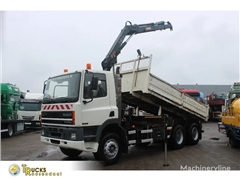 Żuraw samojezdny DAF CF 85 Kipper 6x4 + SPRING + E