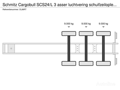 Naczepa firanka Schmitz Cargobull SCS24/L 3 asser