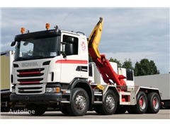 Scania G480 Abrollkipper Moser Retarder 8×4 Kamera E5