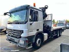 Mercedes Actros Ciężarówka burtowa Mercedes-Benz Actros 2636 6x4, Steel springs, Hiab 288 E-4, 3 Pedals