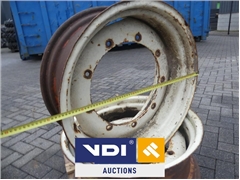 2x Wheel rims for Fiat tractor