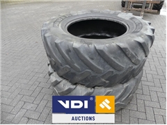 2x Tractor tires Michelin 540/65R30