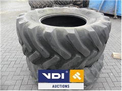 2x Tractor tire Goodyear 600/65R28