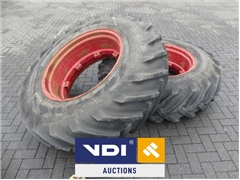 2x Tractor tires Goodyear 18.4-34