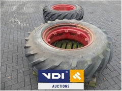 2x Tractor tires Goodyear 18.4-34