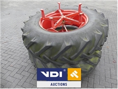 2x Tractor tires Alliance 18.4/15-30