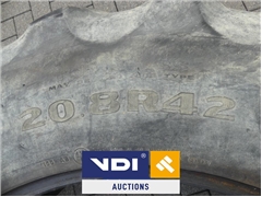 2x Tractor tire Goodyear 20.8 R42