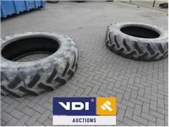 2x Tractor tire Goodyear 20.8 R42