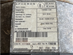 SPHEROS HEATER 2710240A THERMO S300