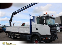 Żuraw samojezdny Scania G440 hiab 166-4 hipro + 6x