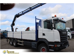 Żuraw samojezdny Scania G440 hiab 166-4 hipro + 6x