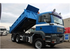 MAN TGA 33.440 + 3side tipper + 6X6 + MANUAL