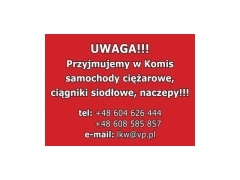 PRZYJMUJEMY W KOMIS WSZYSTKIE