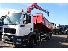 MAN TGM 18.250 + HMF 1035 + TIPPER + 65.000KM orginal