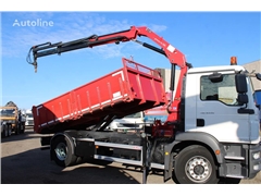 MAN TGM 18.250 + HMF 1035 + TIPPER + 65.000KM orginal