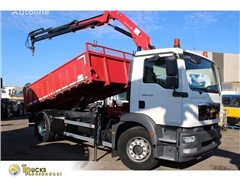 MAN TGM 18.250 + HMF 1035 + TIPPER + 65.000KM orginal