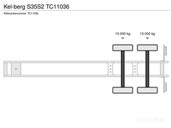 Naczepa firanka Kel-Berg S35S2