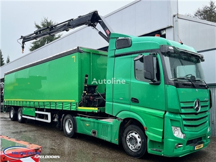 Naczepa firanka Sommer SP18HL HIAB 211-E3, 2500 kg