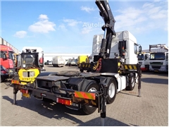 DAF XF95 Ciągnik siodłowy DAF XF 95.380 + Crane HIAB 400E + 6X2 + AIRCO