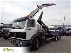 Mercedes SK 2433 + Semi-Auto + PTO + Serie 14 Crane + 3 ped