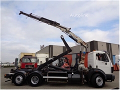 Mercedes SK 2433 + Semi-Auto + PTO + Serie 14 Crane + 3 ped