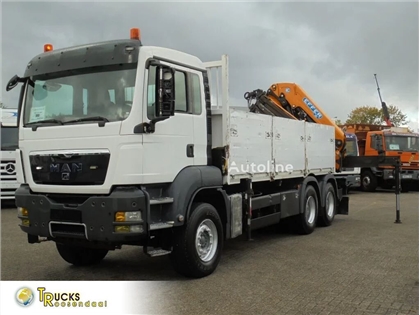 MAN TGS 26.440 6x4 + Euro 5 + Effer 255 Crane + REMOTE