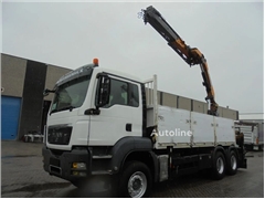 MAN TGS 26.440 6x4 + Euro 5 + Effer 255 Crane + REMOTE