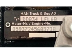 MAN KOMPLETNY SILNIK  D0834 LFL68 EURO 6 180KM D08