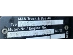 MAN KOMPLETNY SILNIK  TGL TGM EURO 6 290 KM D0836