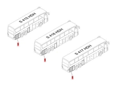 Oblicowanie A6297507105 do autobusu Setra 415 HDH